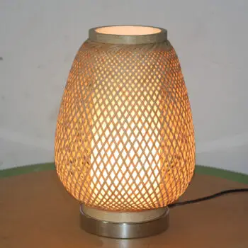 Chinese style table lamp bamboo bedroom lamp